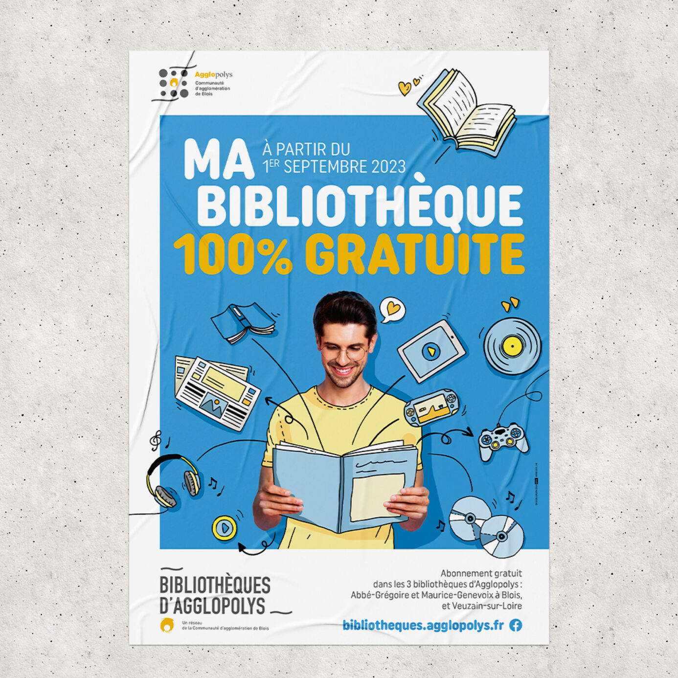 Agglopolys : campagne bibliothèque gratuite