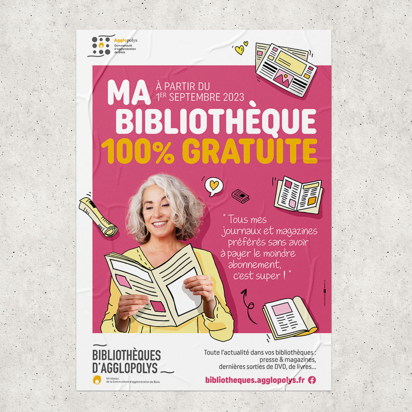 Agglopolys : campagne bibliothèque gratuite