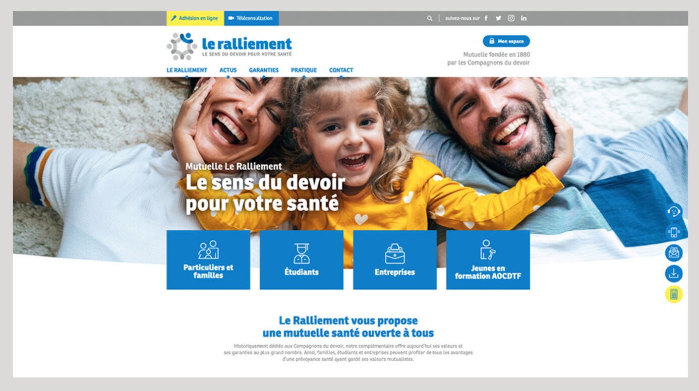 Le Ralliement site Internet